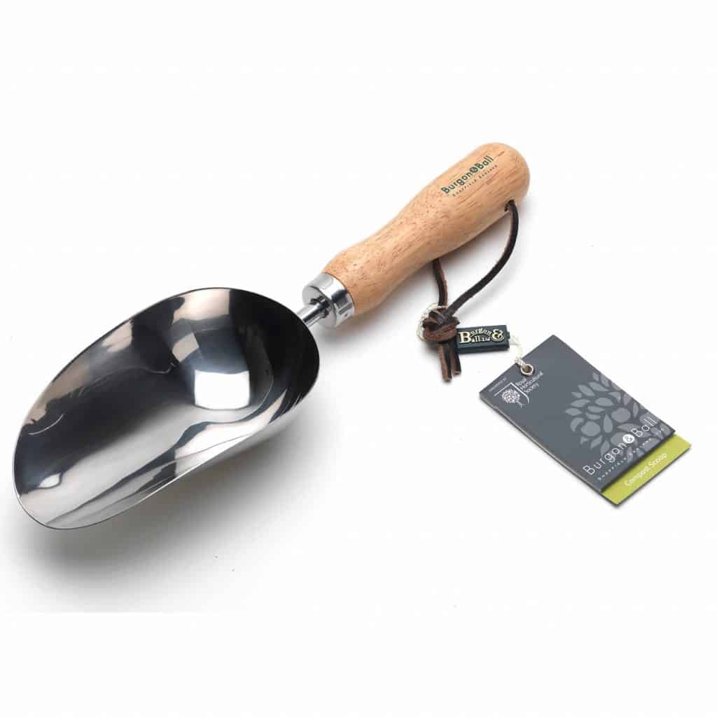 trädgårdsredskap kompostskopa Burgon Ball