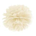 pom pom blomma cream