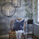 Kruka på stativ grafitgrå