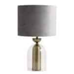 lampskärm grå sammet Nordal