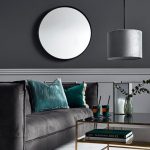 lampskärm grå sammet Nordal