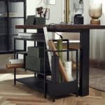 skohylla svart Nordal