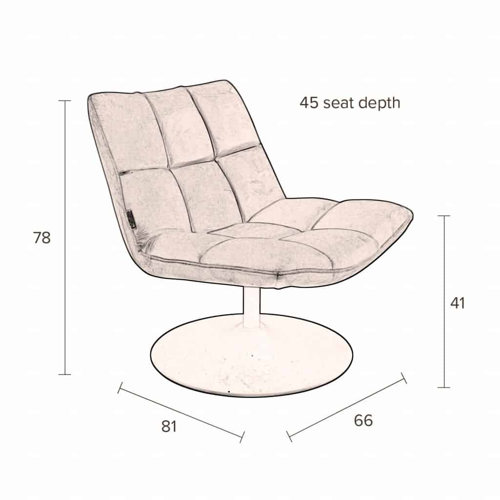 fåtölj BAR Dutchbone