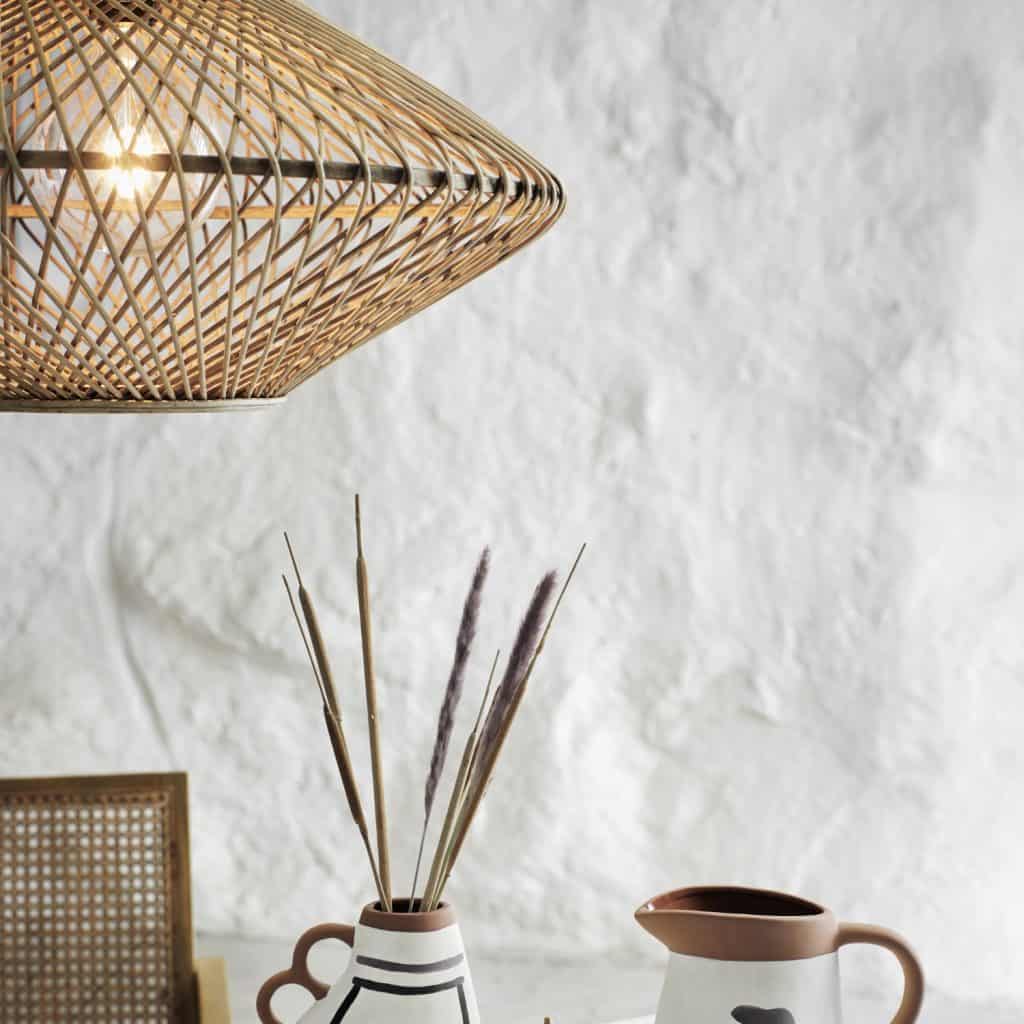 taklampa bambu Madam Stoltz