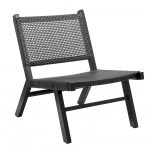 trädgårdsstol VASAI svart Nordal