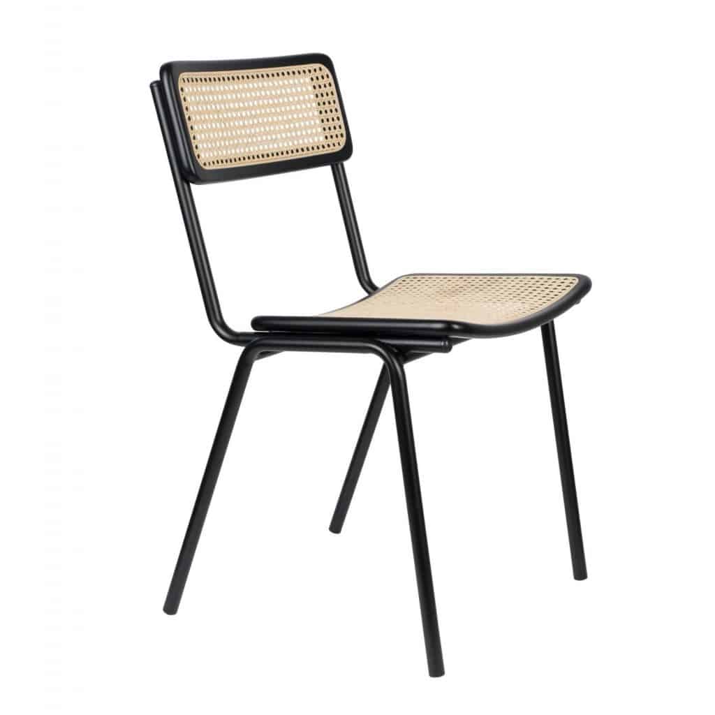 stol Jort svart Zuiver