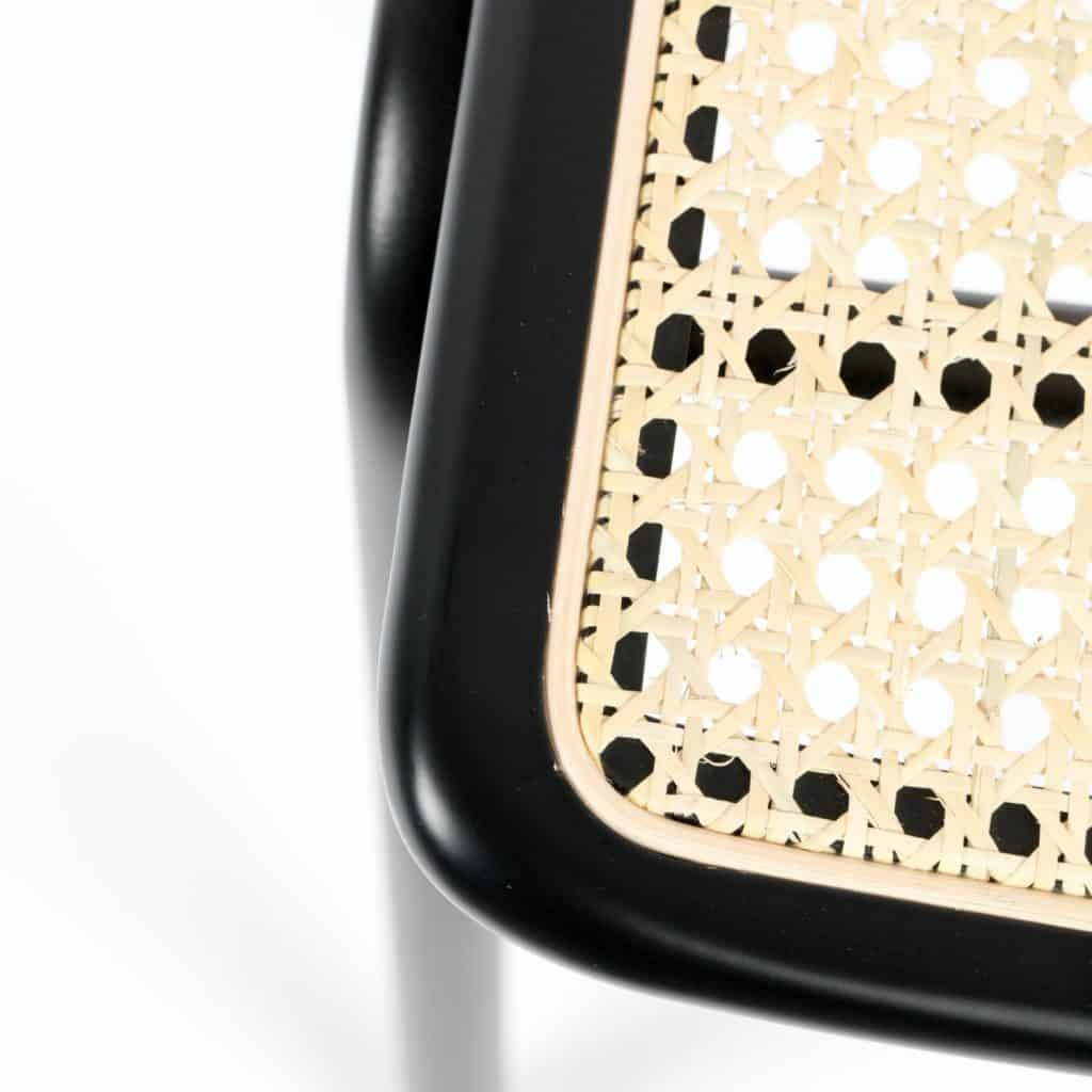 stol Jort svart Zuiver