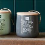 grå burk jutesnöre Burgon Ball