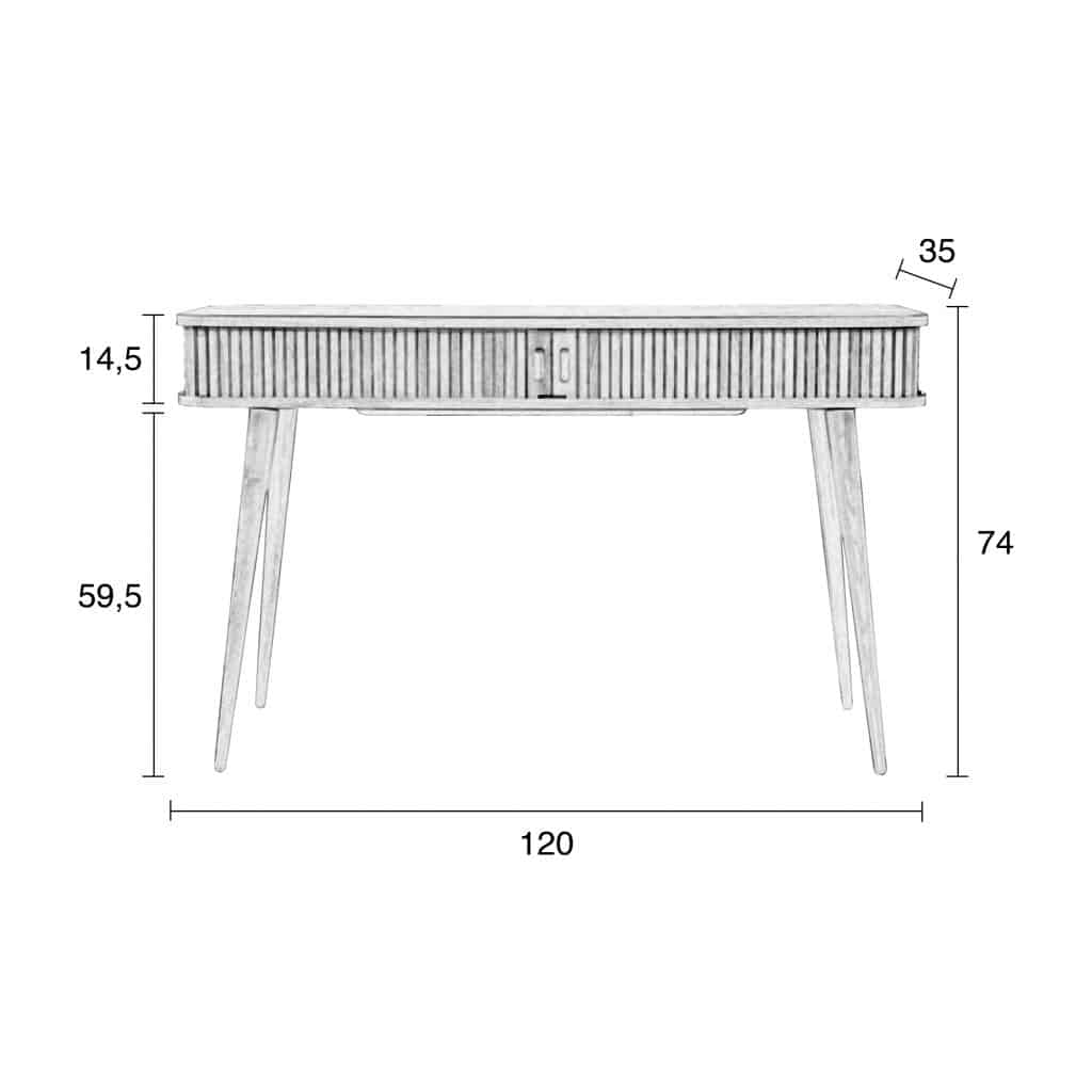 2600014-6-sidobord-Barbier-valnöt-Zuiver