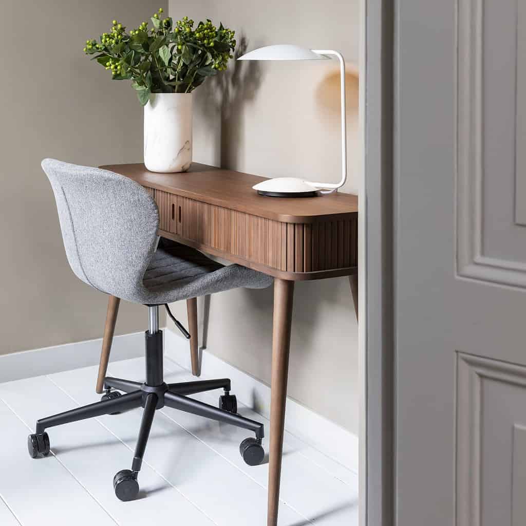 sidobord BARBIER valnöt Zuiver