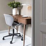 sidobord BARBIER valnöt Zuiver