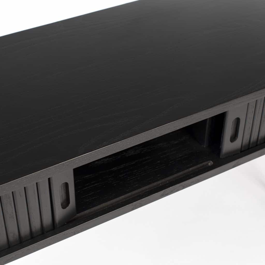 sidobord Barbier svart Zuiver