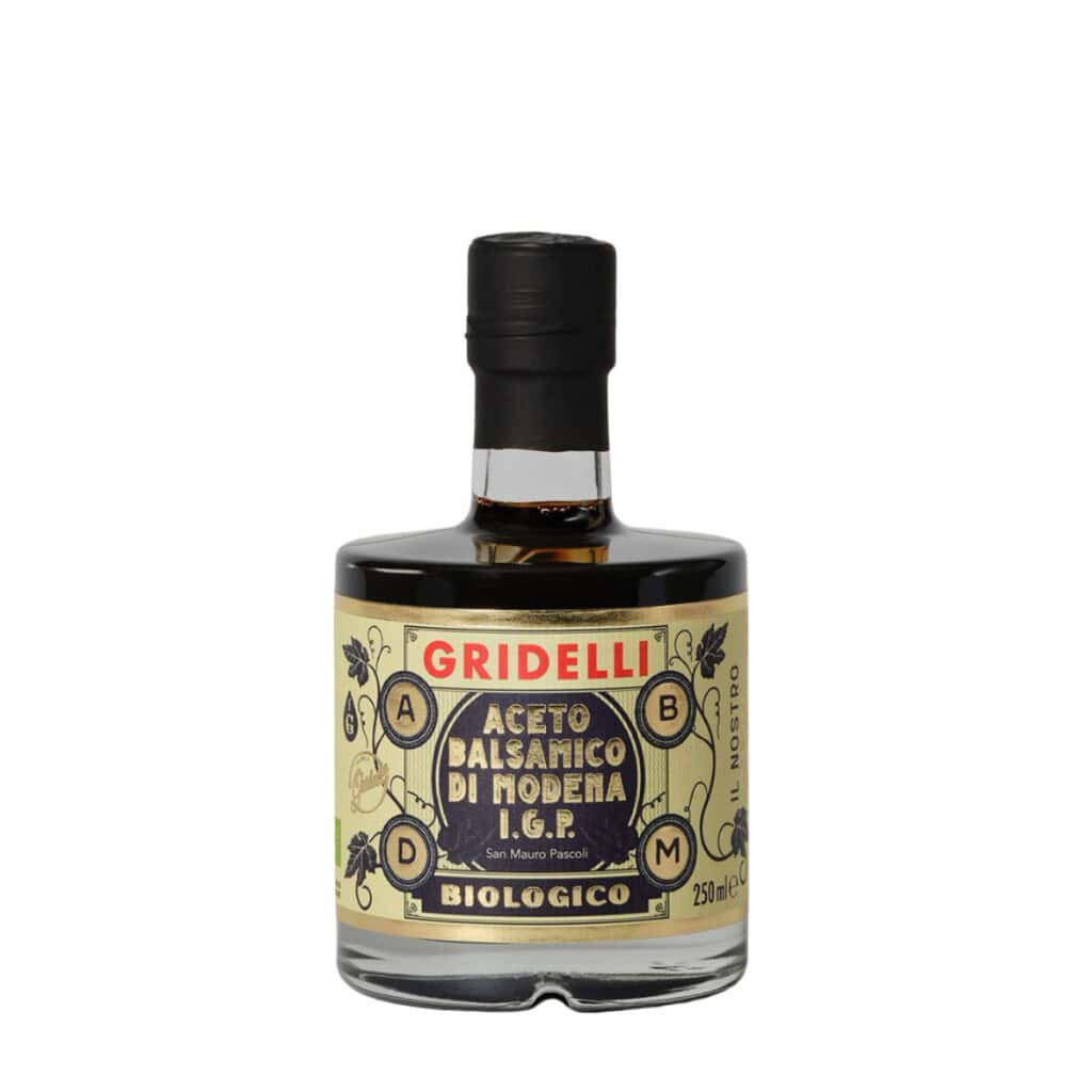 Ekologisk balsamvinäger från Gridelli – Aceto Balsamico Nero I.G.P. Modena
