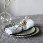 assiett Flora grön Storefactory