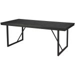 matbord Kyoto svart teak Wikholm form