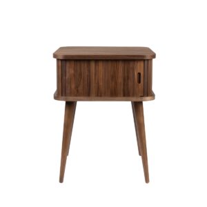 Sängbord/sidobord BARBIER, valnöt