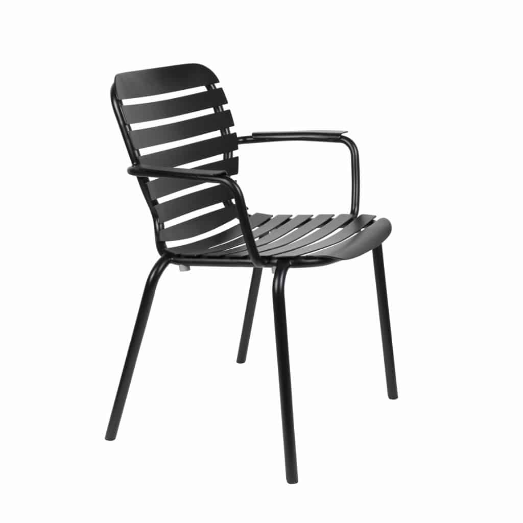 trädgårdsstol Vondel svart Zuiver