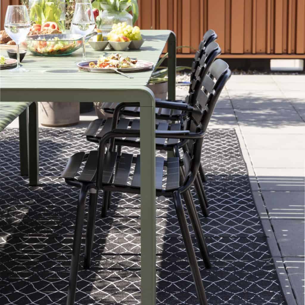 trädgårdsstol Vondel svart Zuiver