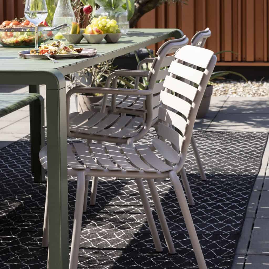 trädgårdsstol Vondel ljusgrå Zuiver