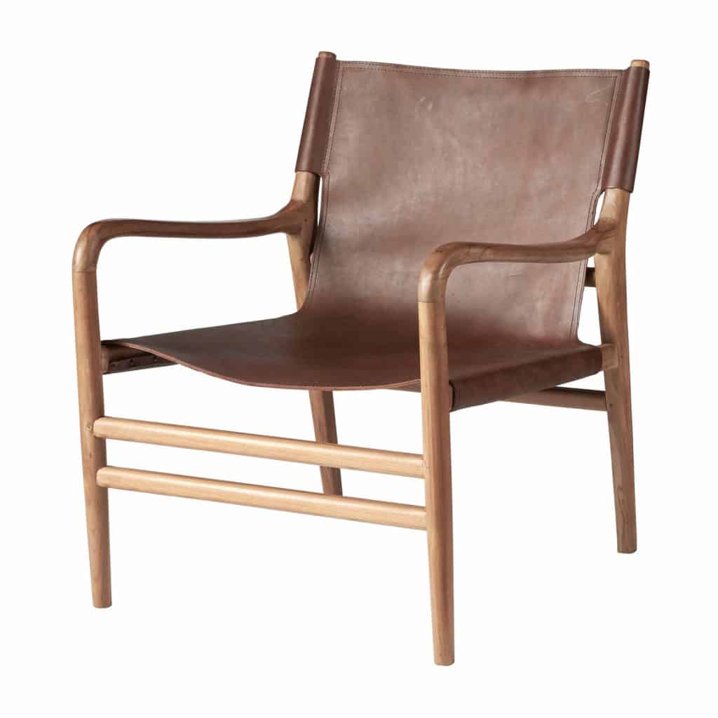 fåtölj Faro brun Wikholm form