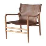 fåtölj Faro brun Wikholm form