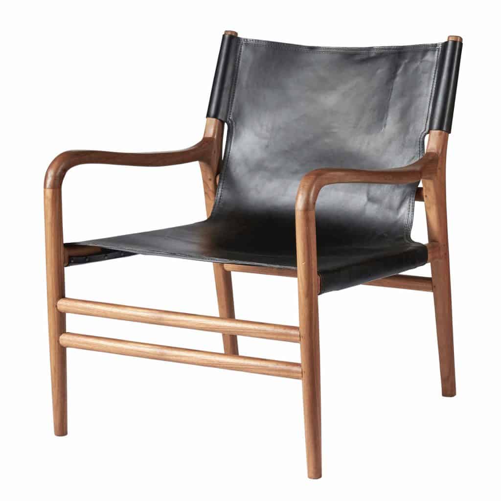 fåtölj Faro svart Wikholm form