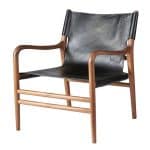 fåtölj Faro svart Wikholm form