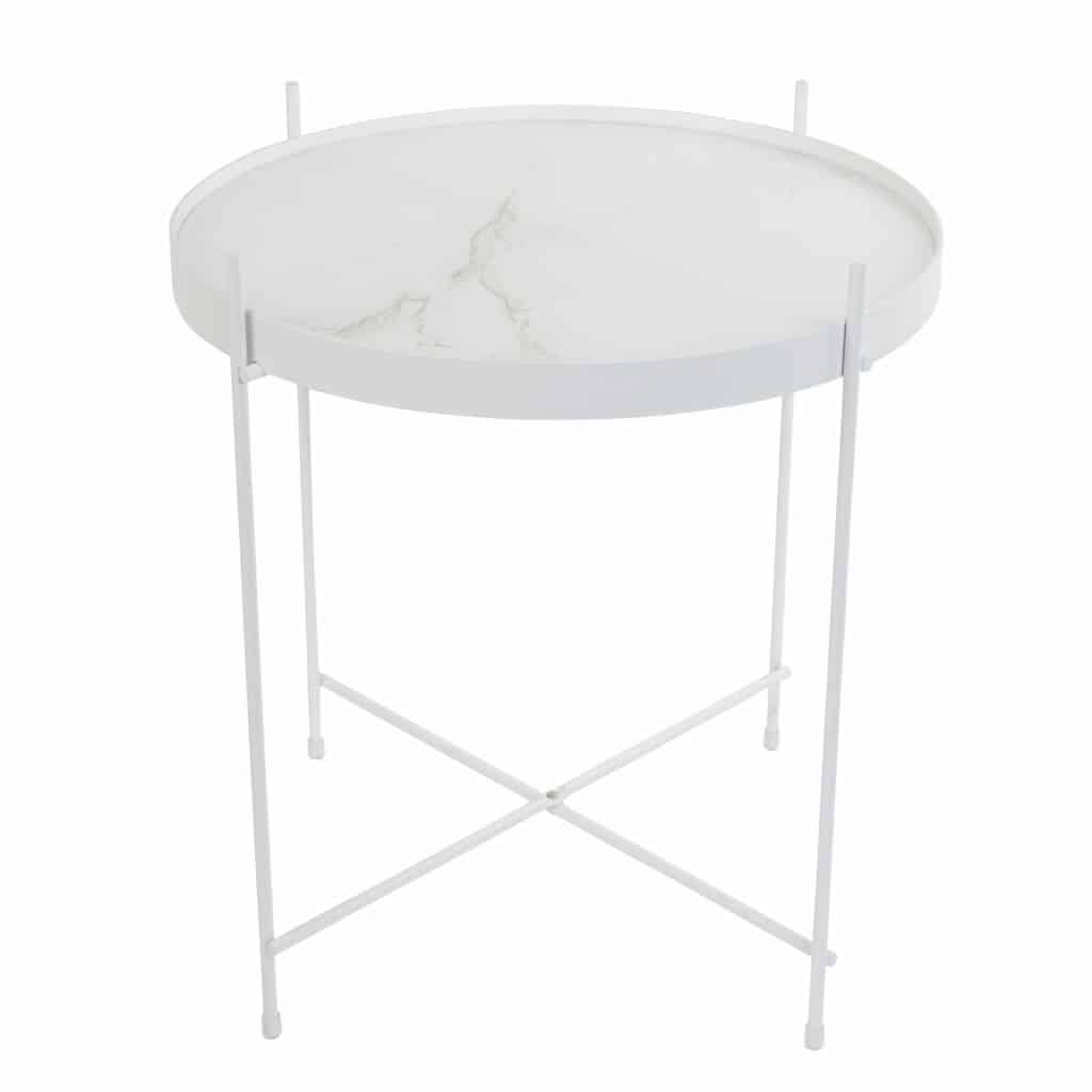 sidobord Cupid vit marmor Zuiver