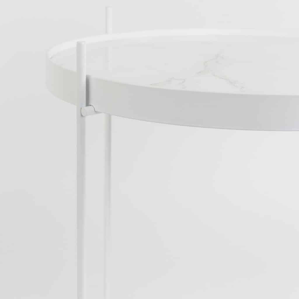 sidobord Cupid vit marmor Zuiver