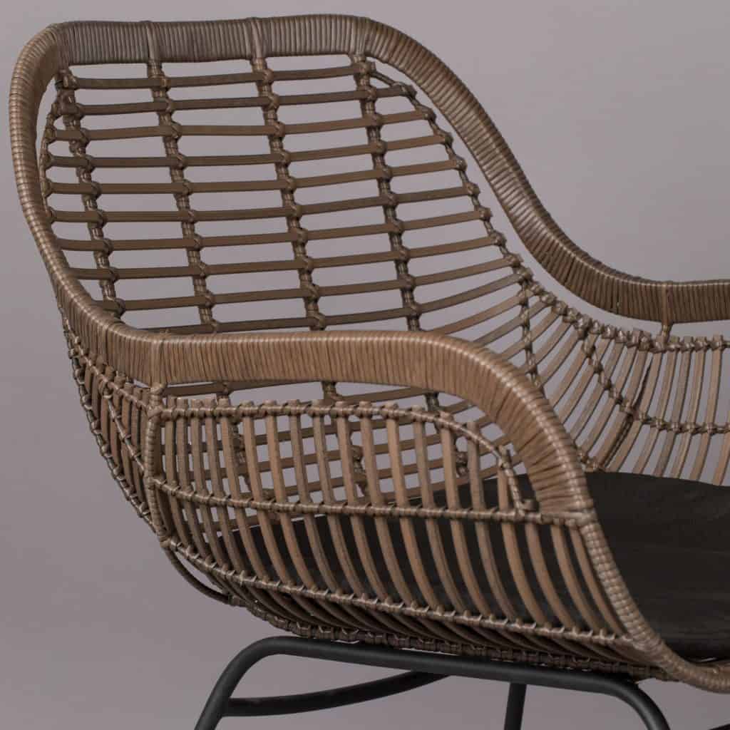 stol Cantik konstrotting brun Dutchbone