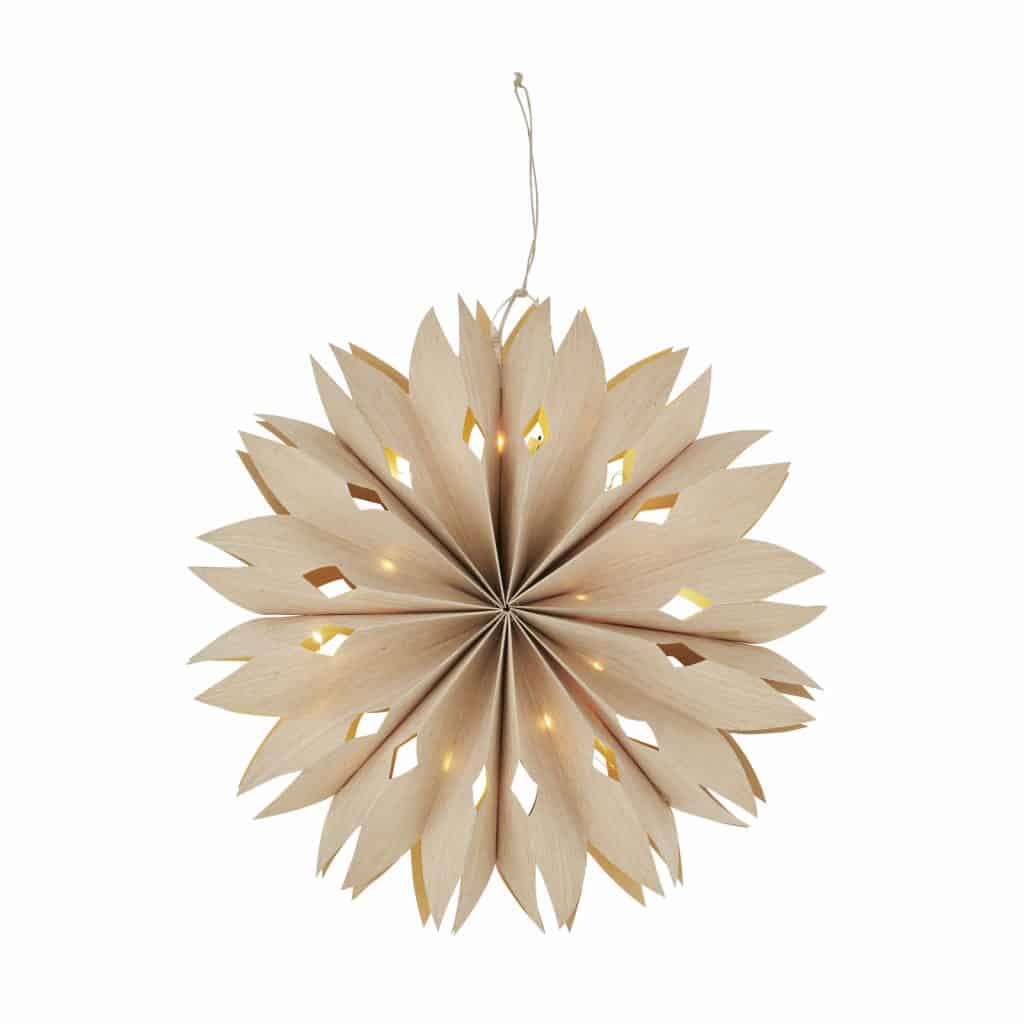 julstjärna pappersstjärna natur Madam Stoltz