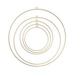 dekorationsring 5pack guld Wikholm form