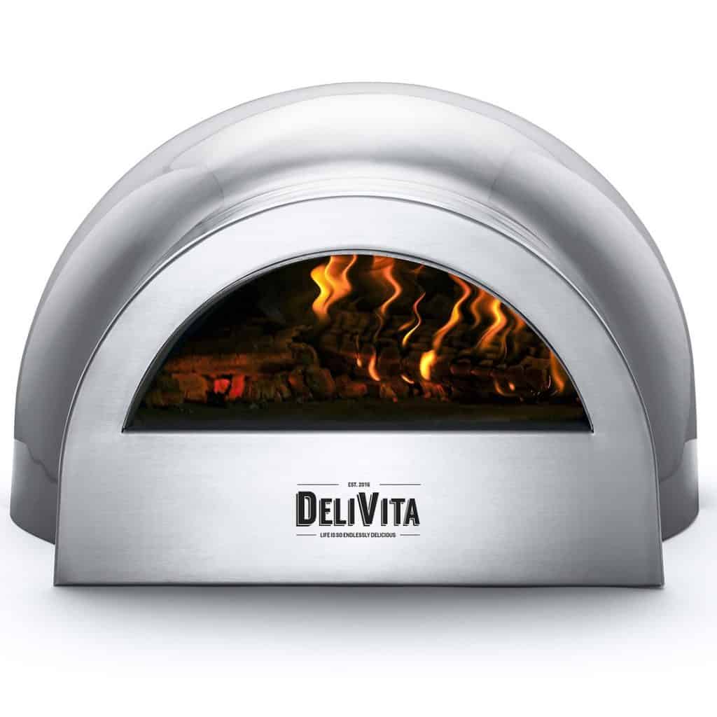 vedeldad pizzaugn grå Delivita