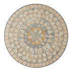 trädgårdsbord VENICE i natur och svart Wikholm form