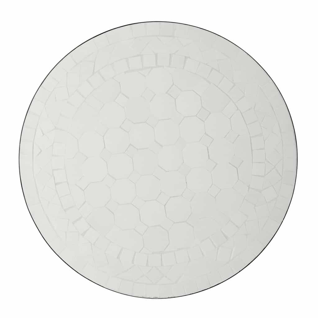 trädgårdsbord Venice vit svart Wikholm form