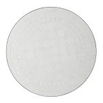 trädgårdsbord Venice vit svart Wikholm form