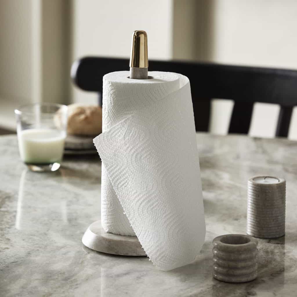 hushållspappershållare CHERRY marmor Nordal