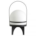 bärbar lampa BUTO svart Nordal