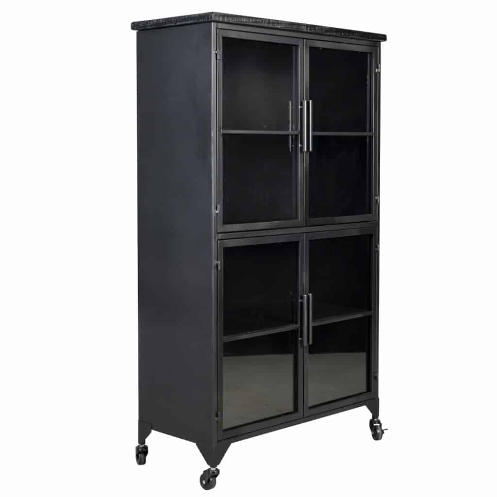 skåp FERRE svart White Label Living