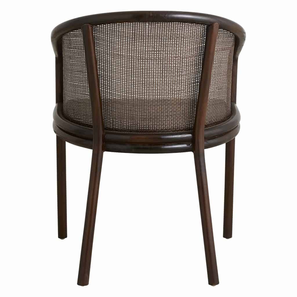 Stol MOSSO mörkbrun Nordal