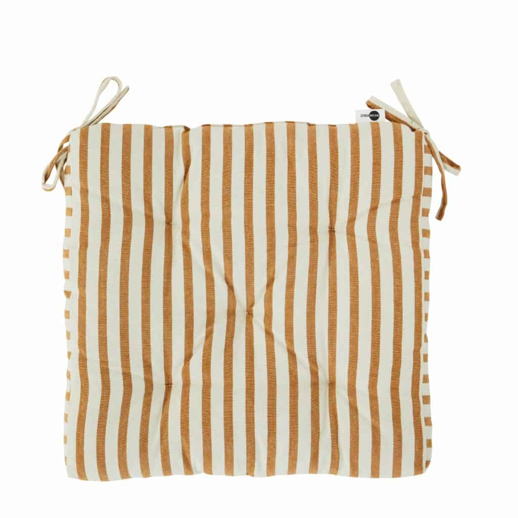 sittdyna randig dov orange Madam Stoltz