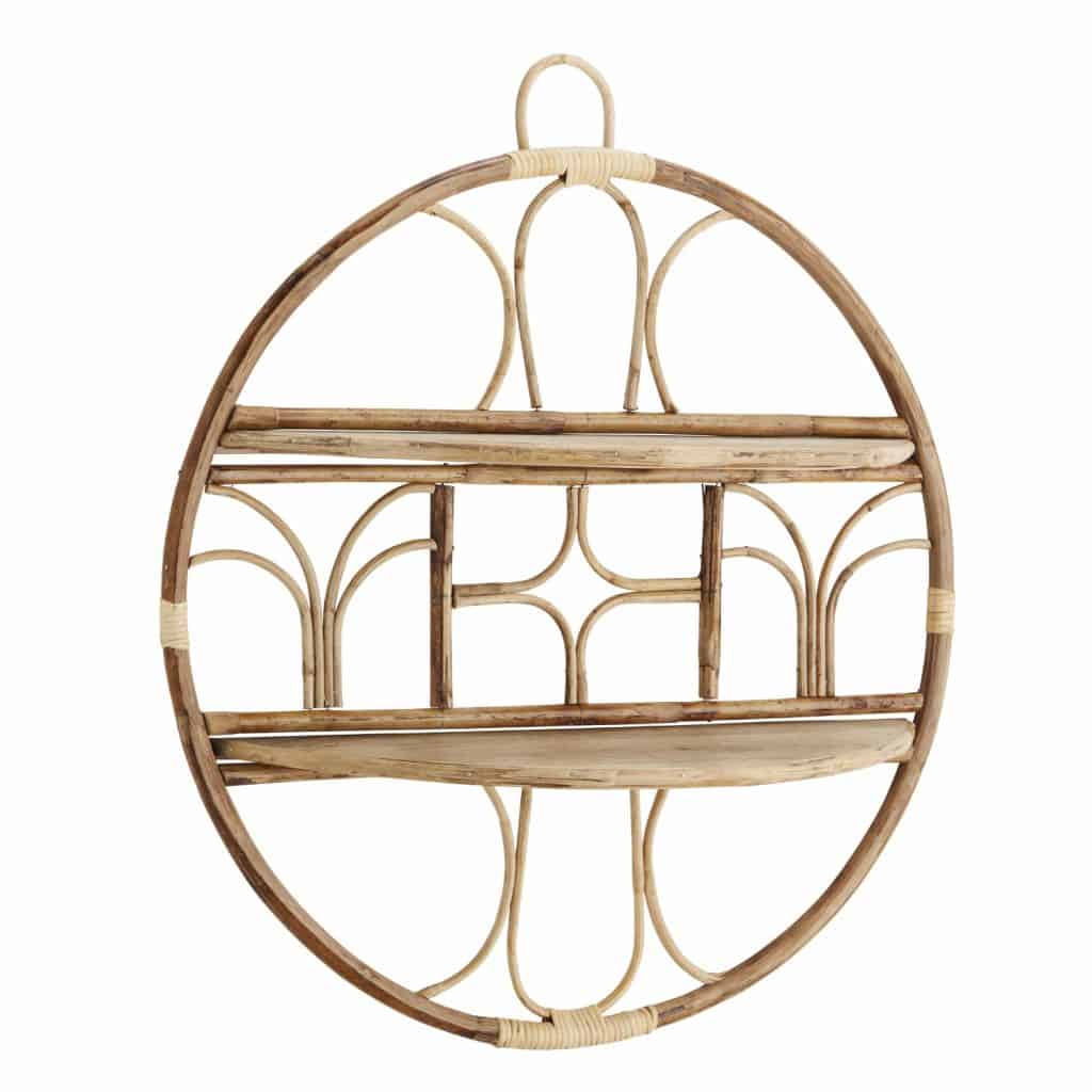 vägghylla BAMBOO rund Madam Stoltz