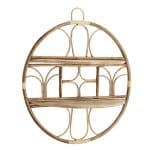 vägghylla BAMBOO rund Madam Stoltz