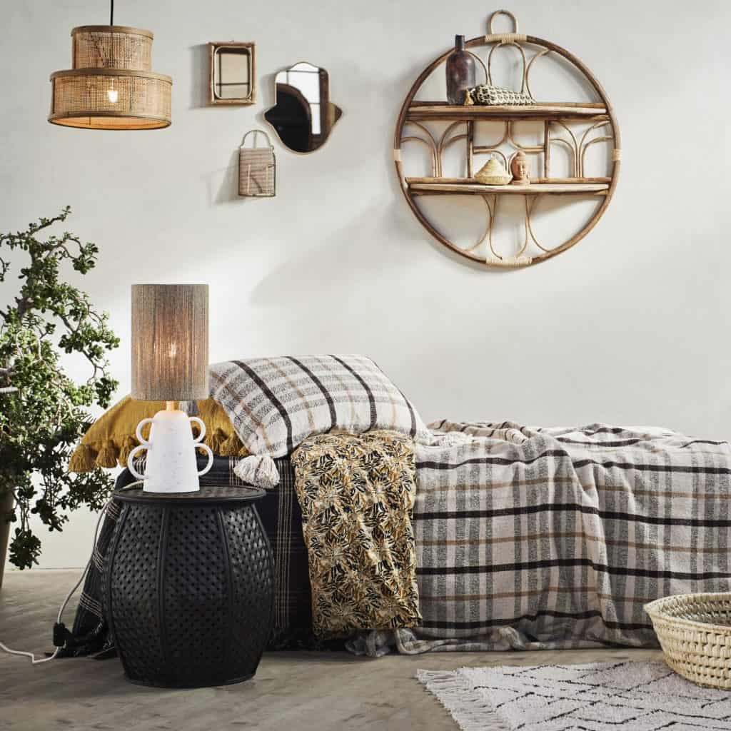 vägghylla BAMBOO rund Madam Stoltz