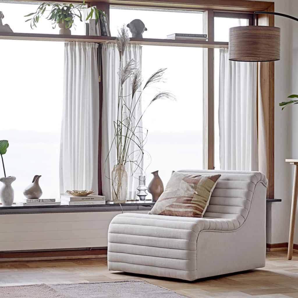 fåtölj ALLURE natur Bloomingville