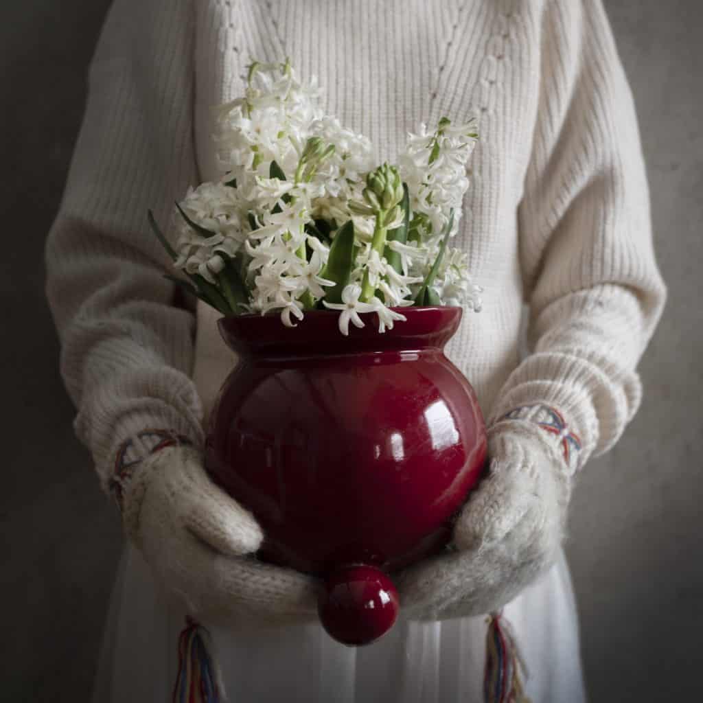 kruka ANYA röd Wikholm form