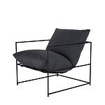 fåtölj CANNES svart Wikholm form