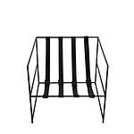 fåtölj CANNES svart Wikholm form