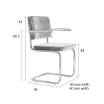 1006050-4-stol-RIDGE-svart-Zuiver