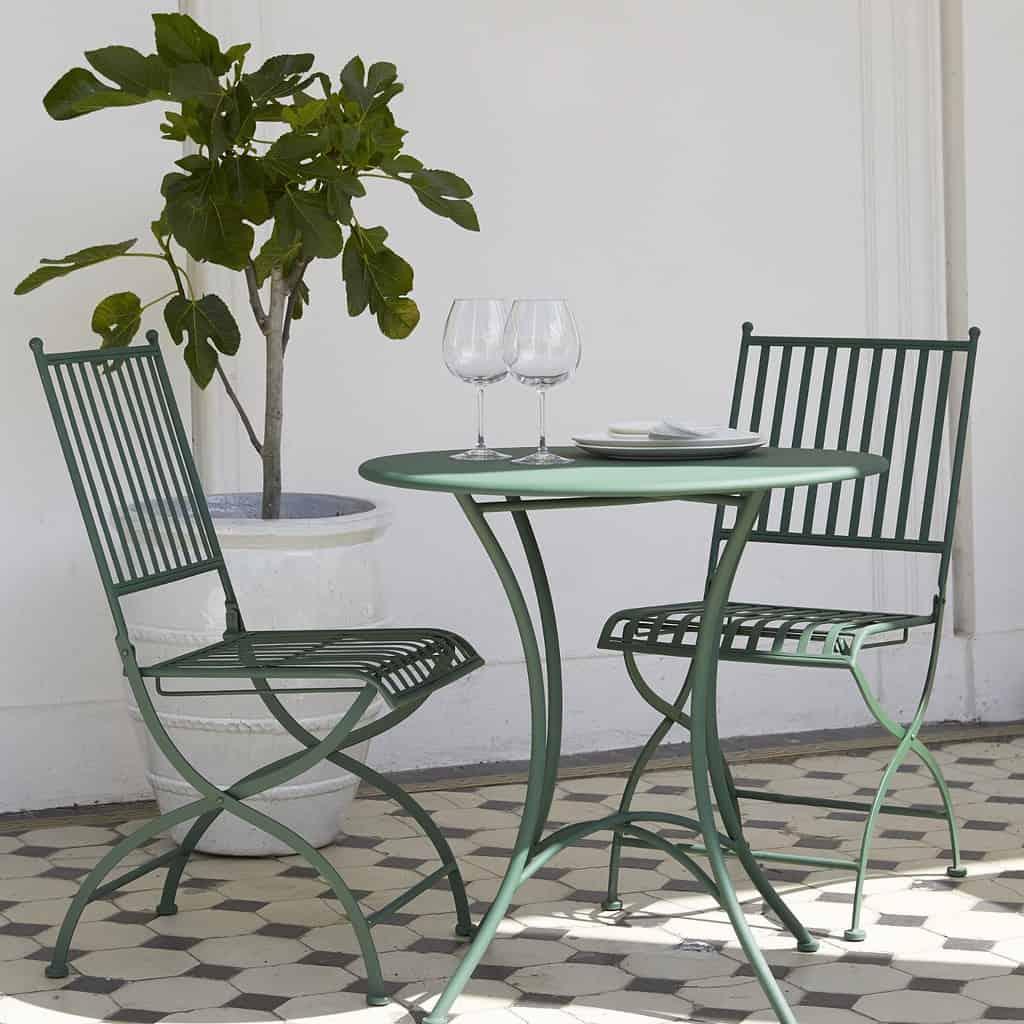 trädgårdsbord AMALFI grön Wikholm form